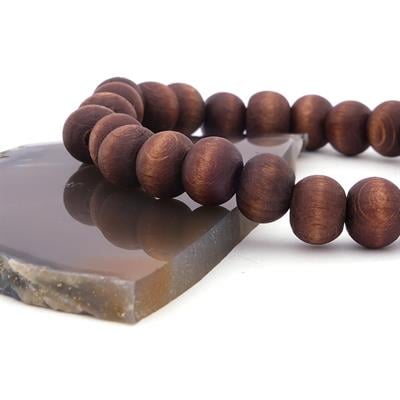 Kahverengi Ahşap Doğal Taş Erkek Bileklik EBLK-392