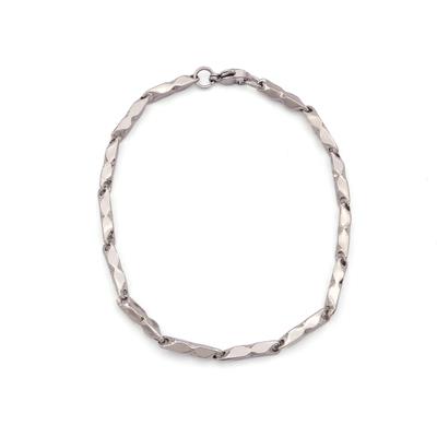 Kare Model Çelik Erkek Bilekliği EBLK-508