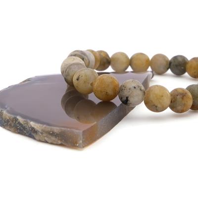 Labradorit Doğal Taş Erkek Bileklik EBLK-491