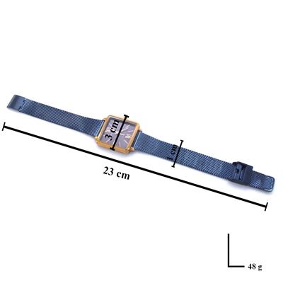 Michael Fellini Kare Hasır Kordonlu Kadın Kol Saati ST-111