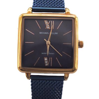 Michael Fellini Kare Hasır Kordonlu Kadın Kol Saati ST-111