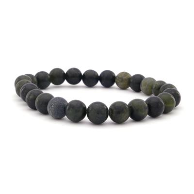 Serpantin Doğal Taş Erkek Bileklik EBLK-471