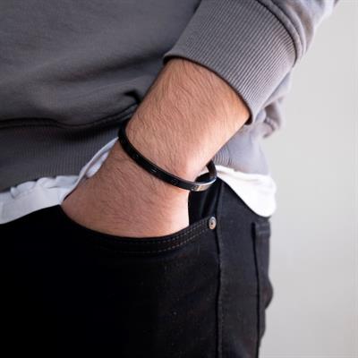 Siyah Vida Model Çelik Kelepçe EBLK-469