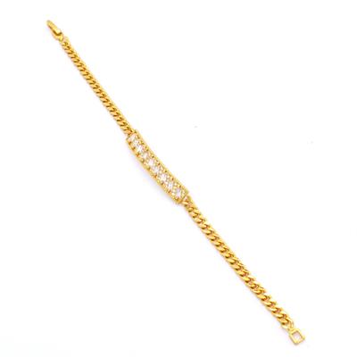 Su Yolu Bileklik Altın Kaplama Zincir Model BLK-737