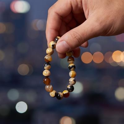 Akik Doğal Taş Erkek Bileklik EBLK-494