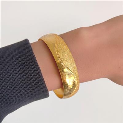 Altın Kaplama 1,5 cm Kalınlık İmitasyon Bayan Bilezik BLZ-1405