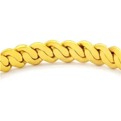 Altın Kaplama 7.5 mm İmitasyon Adana Burmas Bilezik