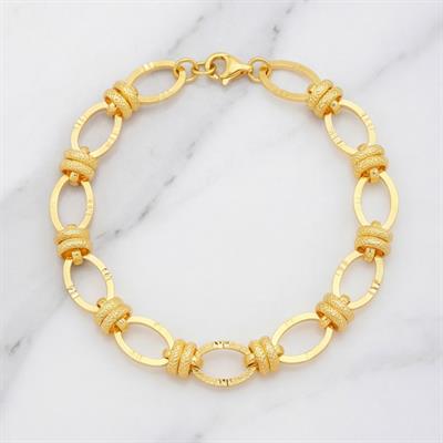 Altın Kaplama Çelik Samanyolu Bileklik BLK-1144