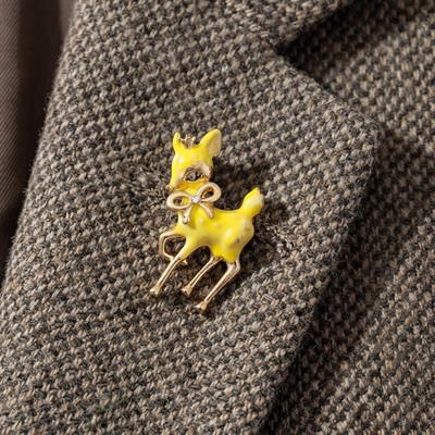 Altın Kaplama Ceylan Model Broş BR-102