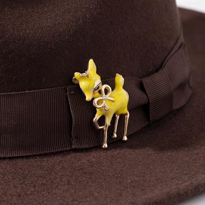 Altın Kaplama Ceylan Model Broş BR-102