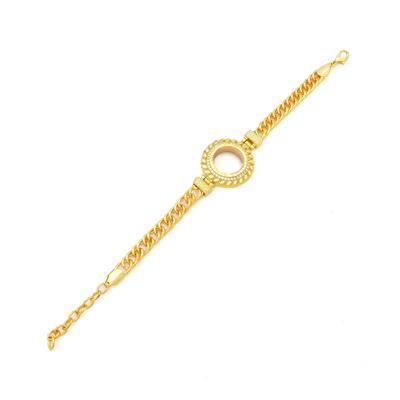 Altın Kaplama Çeyrek Çerçeveli İmitasyon Bileklik