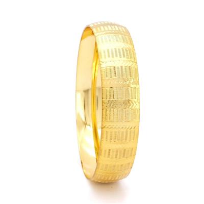 Altın Kaplama Desenli İmitasyon Bilezik-BLZ-3112