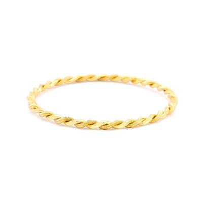 Altın Kaplama İkili 3 mm İmitasyon Adana Burması Bilezik