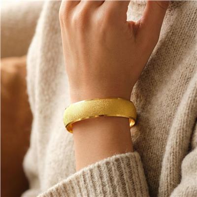 Altın Kaplama İmitasyon 1.5cm Simli Bilezik BLZ-1376