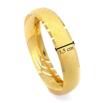 Altın Kaplama İmitasyon 1.5cm Simli Bilezik BLZ-1376