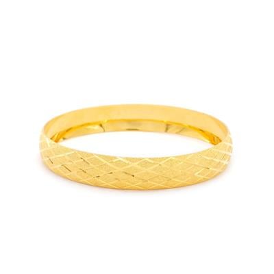 Altın Kaplama İmitasyon 1cm Baklava Model Bilezik BLZ-3122