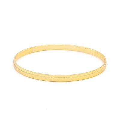 Altın Kaplama İmitasyon 4mm Simli Kibrit Çöpü Bilezik BLZ-3121