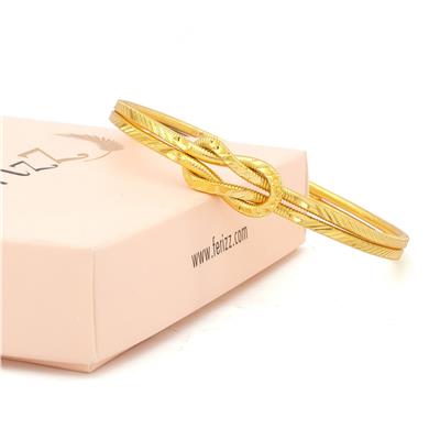 Altın Kaplama İmitasyon Başak Ajda Aşk Düğümü Bilezik BLZ-3113