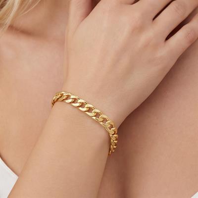 Altın Kaplama İmitasyon Figaro Model Zincir Bileklik BLK-1255