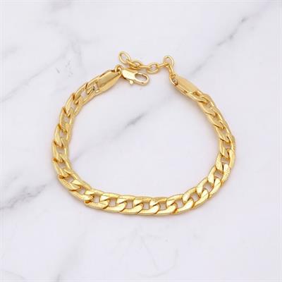 Altın Kaplama İmitasyon Figaro Model Zincir Bileklik BLK-1255