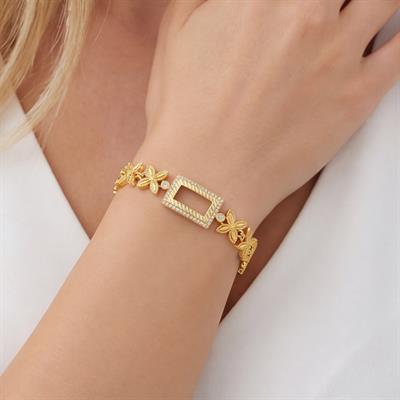 Altın Kaplama İmitasyon Gram Çerçeve Bileklik BLK-1263