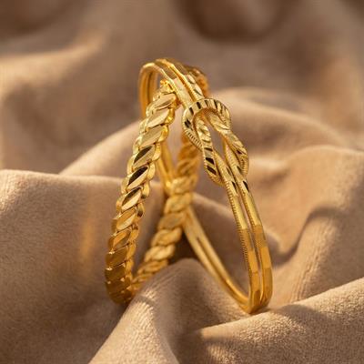 Altın Kaplama İmitasyon Köşeli Ajda Aşk Düğümü Bilezik Ve Üçlü Adana Burma Bilezik Kombin BND-138