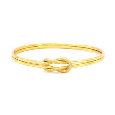 Altın Kaplama İmitasyon Simli Ajda Aşk Düğümü Bilezik BLZ-3114