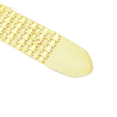 Altın Kaplama Kemer Baklava Desen Tokalı Model-KMR-113