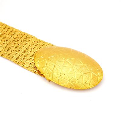 Altın Kaplama Kemer Cam Kırığı Tokalı Model-KMR-115