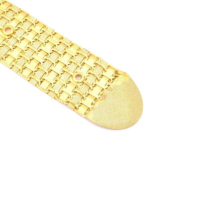 Altın Kaplama Kemer Çiçek Desen Tokalı Model-KMR-112