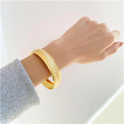 Altın Kaplama Kumlu Melisa 1.5 cm İmitasyon Bilezik 