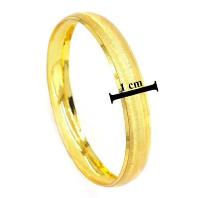 Altın Kaplama Melisa Model Bilezik 1 cm BLZ-3033