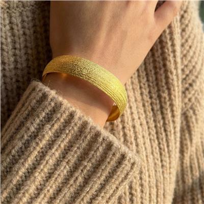 Altın Kaplama Melisa Model İmitasyon Bilezik 15 mm BLZ-1071