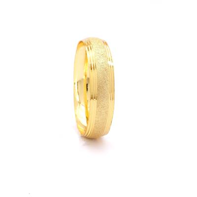 Altın Kaplama Simli Çizgili Model 1.5 cm İmitasyon Bilezik BLZ-3133