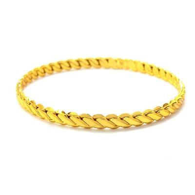 Altın Kaplama Üçlü 5 mm İmitasyon Adana Burması Bilezik