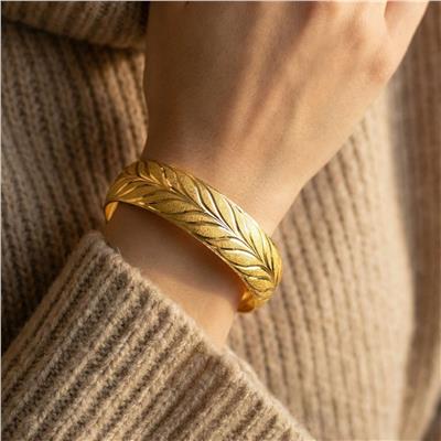 Altın Kaplama Yapak Model İmitasyon Bilezik-BLZ-3107