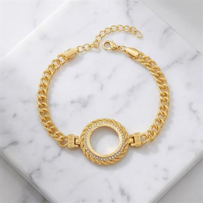 Altın Kaplama Yarım Çerçeve Bileklik BLK-1142