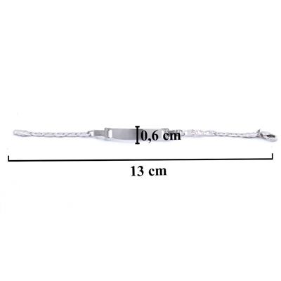 Bebek Bileklik Çelik İsim Yazılabilir BLK-635