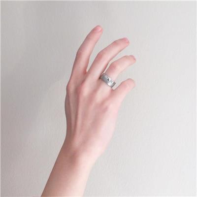 Çelik Alyans Yüzük Dalgalı YZK-330