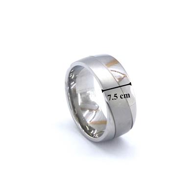 Çelik Alyans Yüzük Dalgalı YZK-330