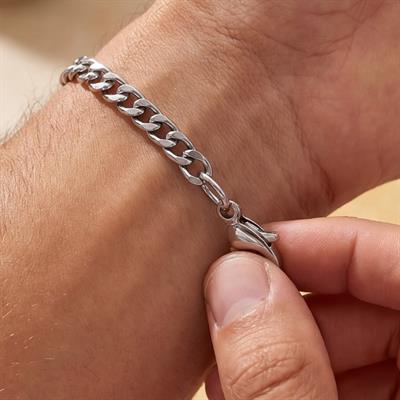 Çelik Bileklik Erkek Figaro Model-EBLK-526