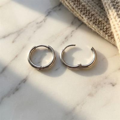 Çelik Halka Küpe Düz Halka Model UNK-821