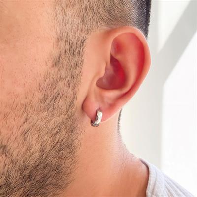 Çelik Halka Küpe Klasik Halka Model UNK-696