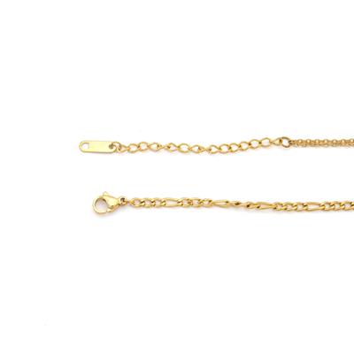 Çelik Kalp Kolye - Kalp Kolye Altın Kaplama KLY-584