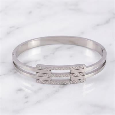 Çelik Kelepçe Bileklik 2 Kollu Kaburga BLZ-336