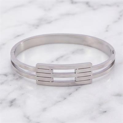 Çelik Kelepçe Bileklik 2 Kollu Kaburga BLZ-344