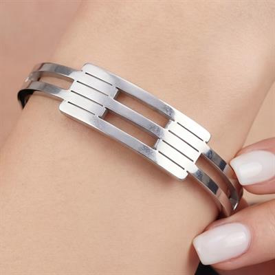 Çelik Kelepçe Bileklik 2 Kollu Kaburga BLZ-344