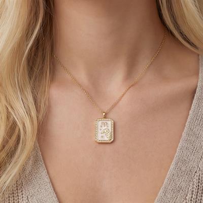 Çelik Kolye, Altın Kaplama Koç Burcu Kadın Kolye K-117