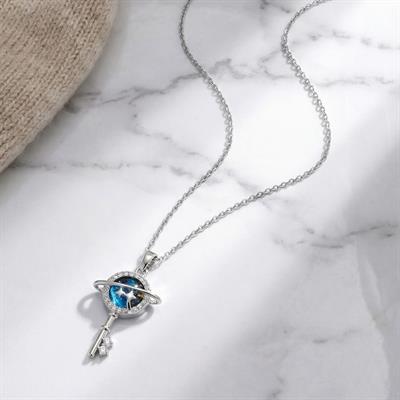 Çelik Kolye - Anahtar Kolye - Paslanmaz Çelik Kadın Kolye KLY-587