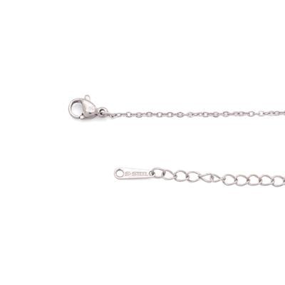 Çelik Kolye - Haç Kolye - Çelik Kalp Kolye KLY-627